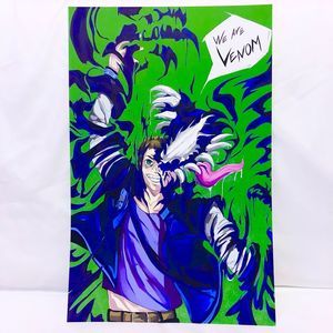 Venom and Eddie Brock Print